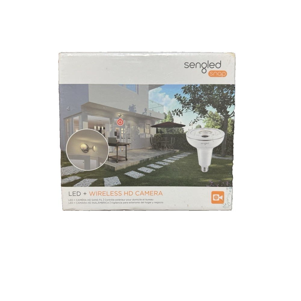 Sengled Snap LED + Wireless HD Security Camera Bulb Outdoor SEALED